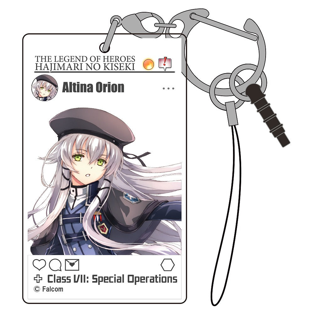 英雄伝説 創の軌跡 アルティナ・オライオン SNS風アクリルキーホルダー 【02/04頃入荷】