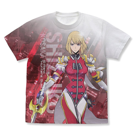 アニメ『俺だけレベルアップな件』 向坂雫 フルグラフィックTシャツ WHITE S  【03/16頃入荷】
