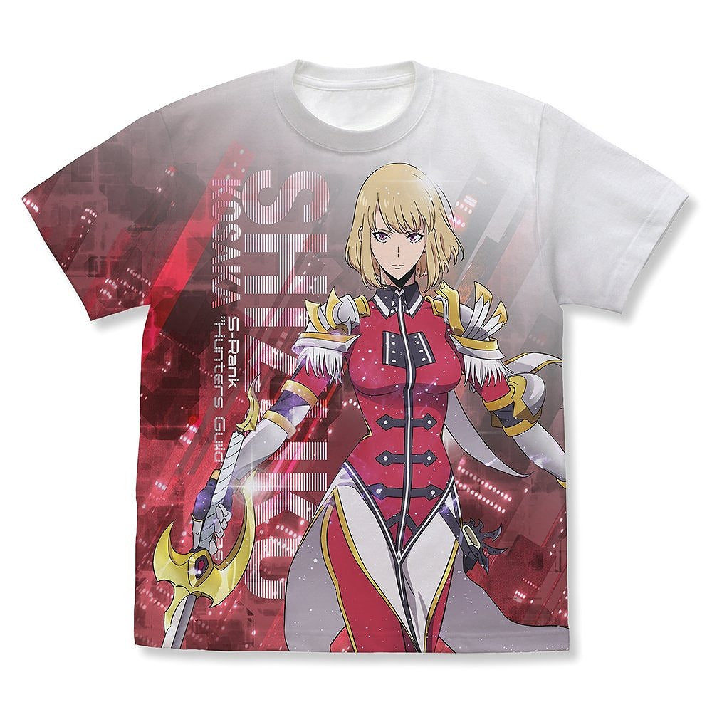 アニメ『俺だけレベルアップな件』 向坂雫 フルグラフィックTシャツ WHITE XL  【03/16頃入荷】