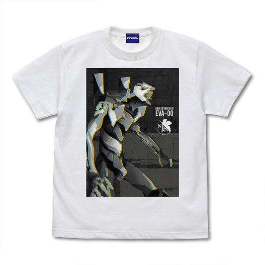 EVANGELION エヴァ零号機 エフェクトビジュアルTシャツ WHITE L 【01/24頃入荷】