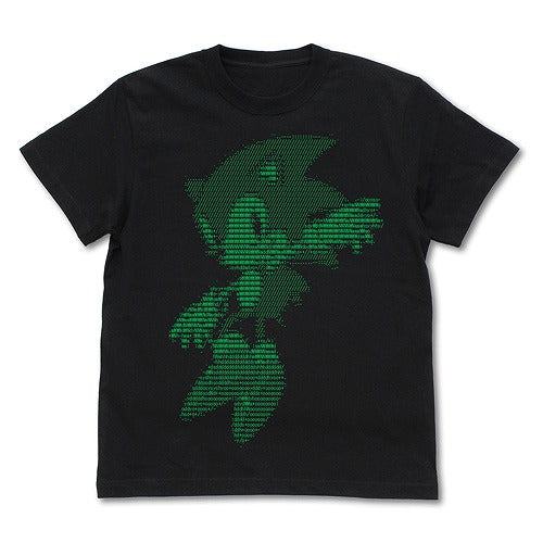 ソニック・ザ・ヘッジホッグ ソニック アスキーアートTシャツ BLACK M 【01/24頃入荷】