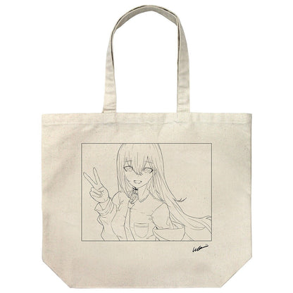 STEINS;GATE 描き下ろし 牧瀬紅莉栖 ラージトート huke Ver. NATURAL 【01/24頃入荷】