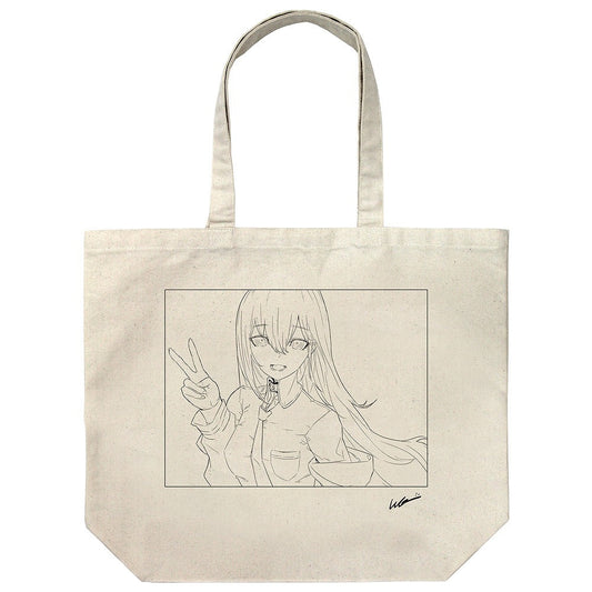 STEINS;GATE 描き下ろし 牧瀬紅莉栖 ラージトート huke Ver. NATURAL 【01/24頃入荷】