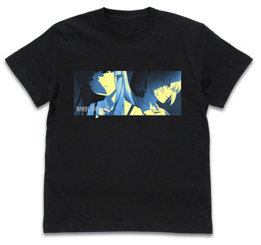 ひぐらしのなく頃に 業 梨花＆沙都子 When They Cry Tシャツ BLACK L  【03/04頃入荷】