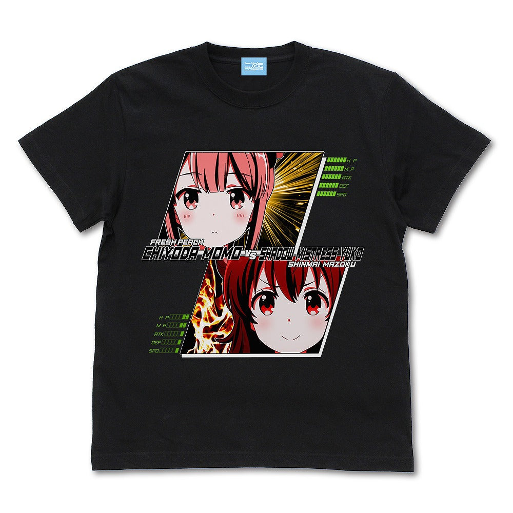 まちカドまぞく 2丁目 まちカドまぞく 光vs闇 Tシャツ BLACK L 【01/24頃入荷】
