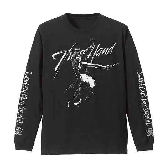 ブラック・ラグーン レヴィ 袖リブロングスリーブTシャツ BLACK L 【01/24頃入荷】
