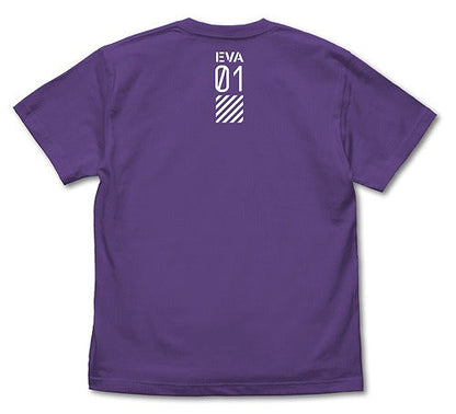 EVANGELION 初号機ロゴ Tシャツ VIOLET PURPLE XL 【01/24頃入荷】