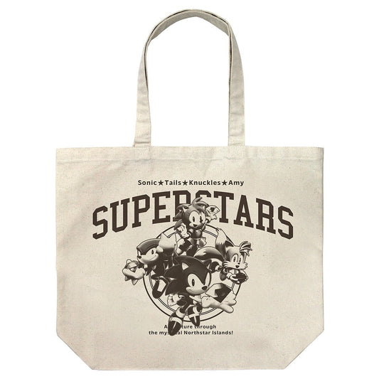 ソニック・ザ・ヘッジホッグ ソニックスーパースターズ ラージトート NATURAL 【01/24頃入荷】