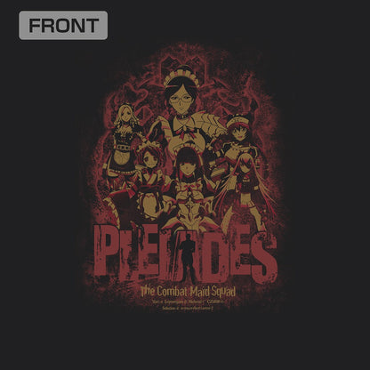 劇場版「オーバーロード」聖王国編 戦闘メイド隊《プレアデス》Tシャツ BLACK S  【03/16頃入荷】