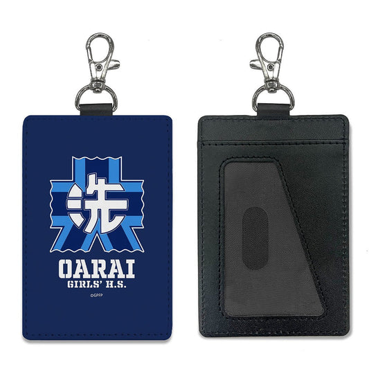 ガールズ＆パンツァー 最終章 大洗女子学園 パスケース（ナスカン付き） 【02/04頃入荷】
