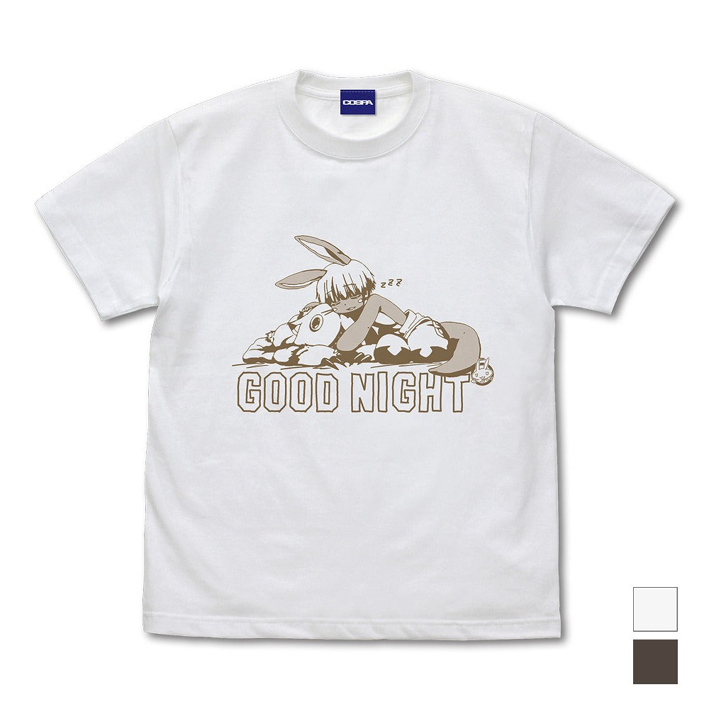 メイドインアビス 烈日の黄金郷 描き下ろし ナナチ スヤスヤ Tシャツ WHITE XL  【04/04頃入荷】