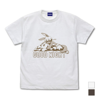 メイドインアビス 烈日の黄金郷 描き下ろし ナナチ スヤスヤ Tシャツ WHITE XL  【04/04頃入荷】