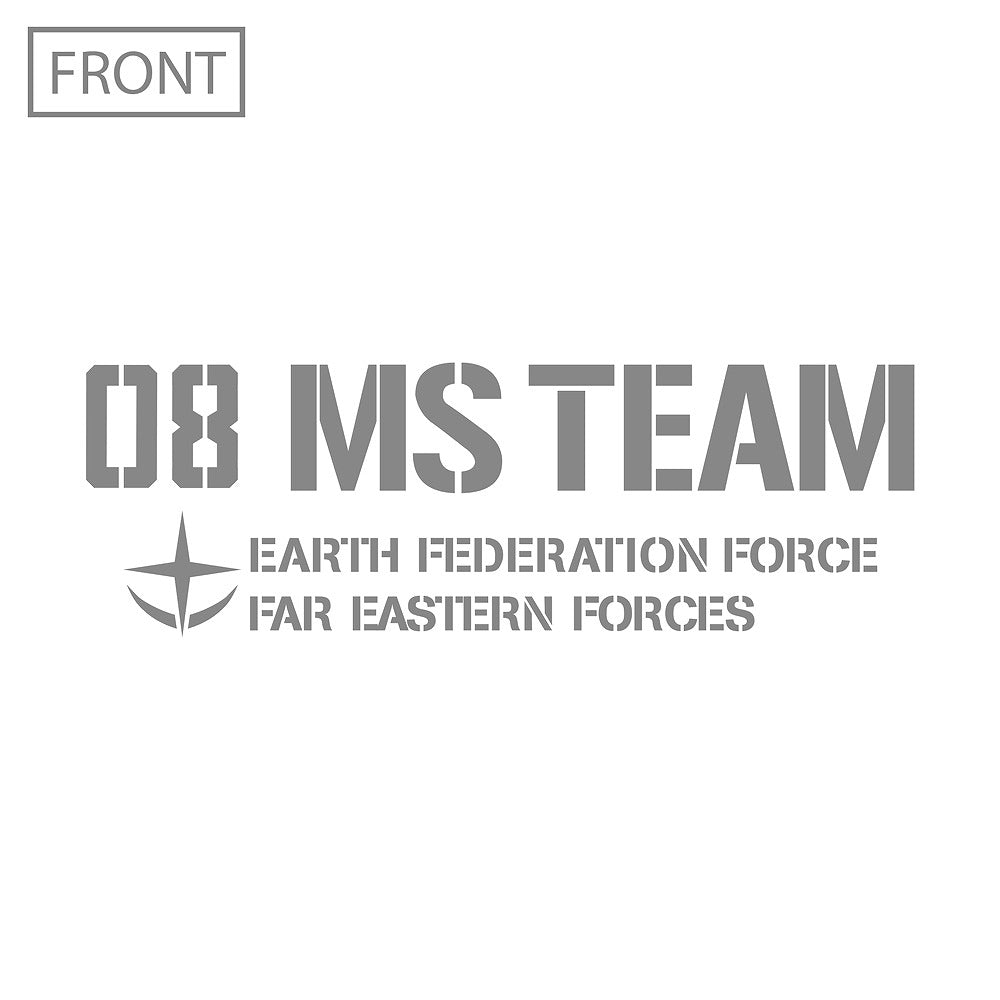 機動戦士ガンダム 第08MS小隊 第08MS小隊 ヘビーウェイトTシャツ MIX GRAY L  【03/16頃入荷】