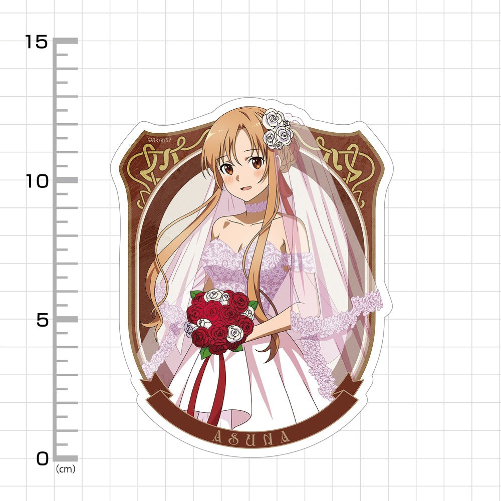 ソードアート・オンライン 描き下ろし アスナ 屋外対応ステッカー ウェディングドレスV.. 【03/24頃入荷】
