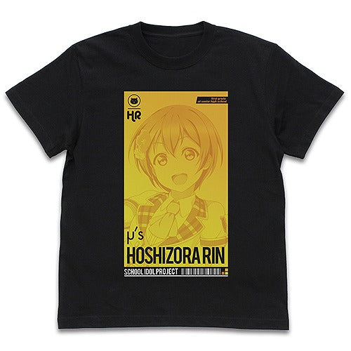 ラブライブ！ 星空 凛 Tシャツ ALL STARS Ver. BLACK S 【02/04頃入荷】