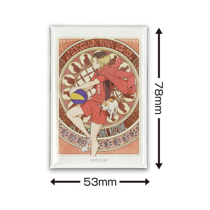 ハイキュー!! 孤爪研磨 スクエア缶バッジ 飛翔Ver. 【03/16頃入荷】