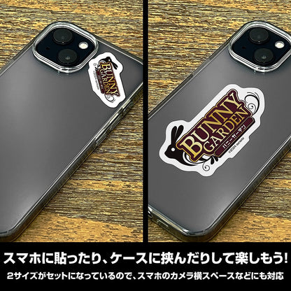 バニーガーデンロゴ ミニステッカーセット 【02/16頃入荷】
