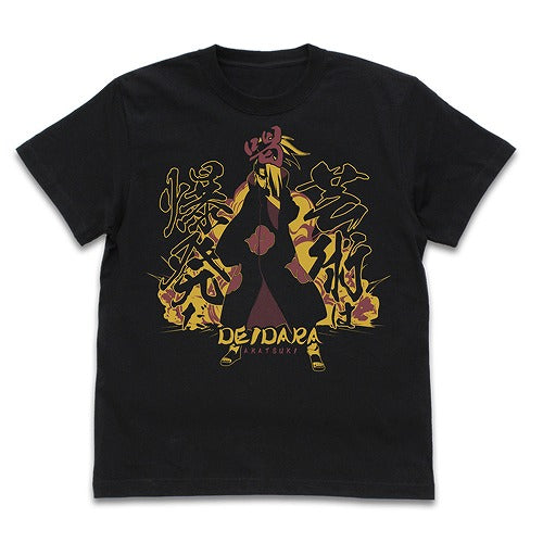 NARUTO-ナルト- 疾風伝 デイダラ 芸術は爆発だ Tシャツ BLACK L 【01/24頃入荷】
