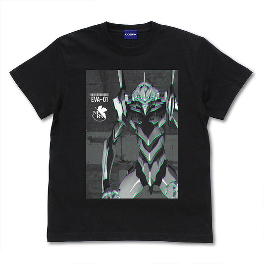 EVANGELION エヴァ初号機 エフェクトビジュアルTシャツ BLACK S 【01/24頃入荷】