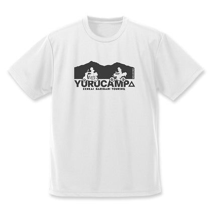 『ゆるキャン△ SEASON３』 リン・綾乃ツーリング ドライTシャツ NAVY S 【01/24頃入荷】