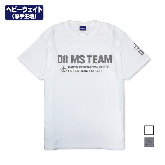 機動戦士ガンダム 第08MS小隊 第08MS小隊 ヘビーウェイトTシャツ WHITE XL  【03/16頃入荷】