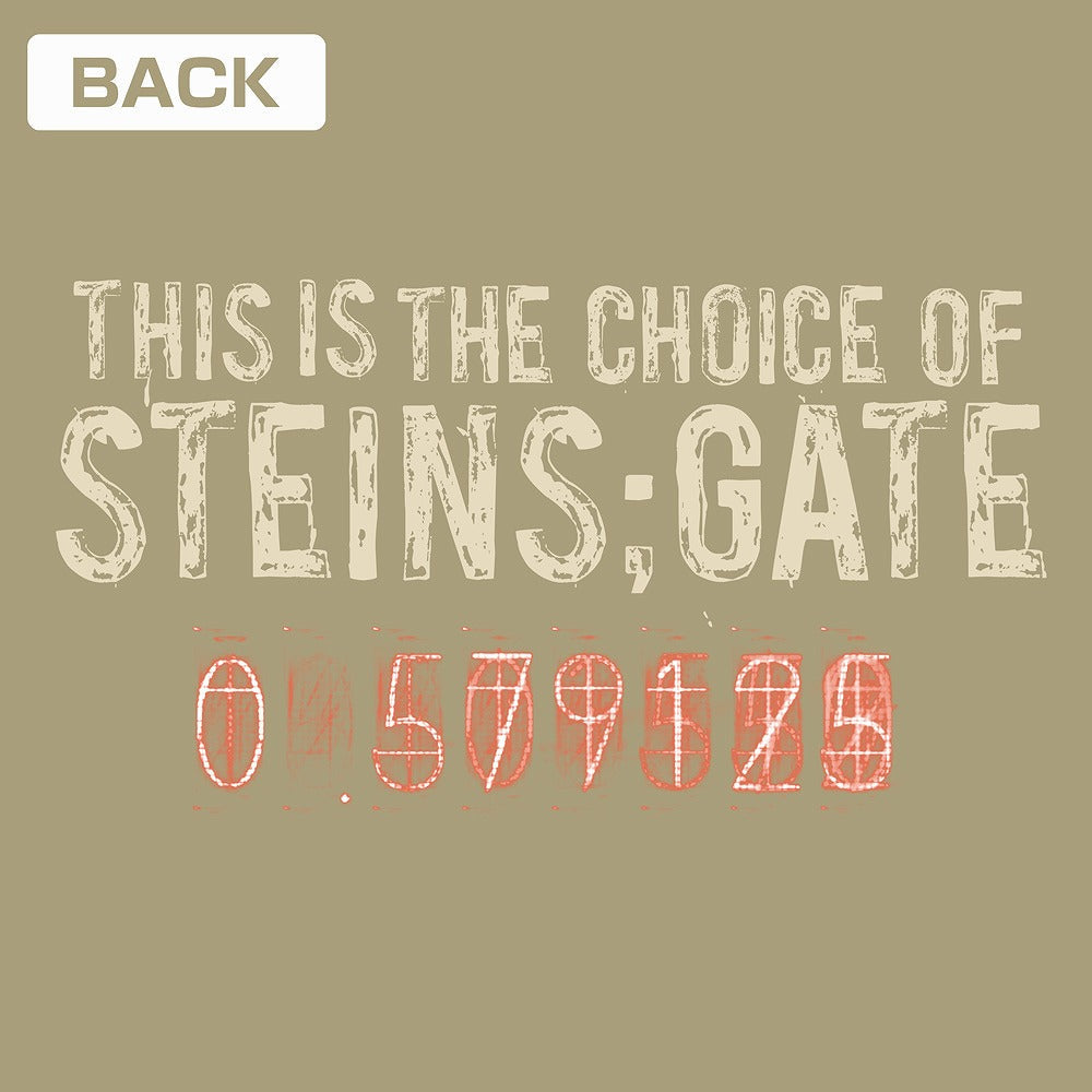 STEINS;GATE エル・プサイ・コングルゥ Tシャツ ver.2.0 SAND KHAKI M 【01/24頃入荷】