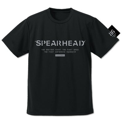 86―エイティシックス― スピアヘッド戦隊 ドライTシャツ BLACK M 【01/07頃入荷】