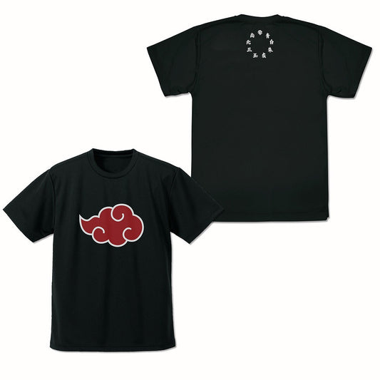 NARUTO-ナルト- 疾風伝 “暁”ドライTシャツ BLACK XL 【01/24頃入荷】