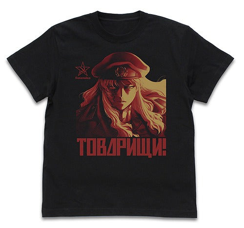 ブラック・ラグーン 遊撃隊のバラライカ Tシャツ BLACK XL 【01/24頃入荷】