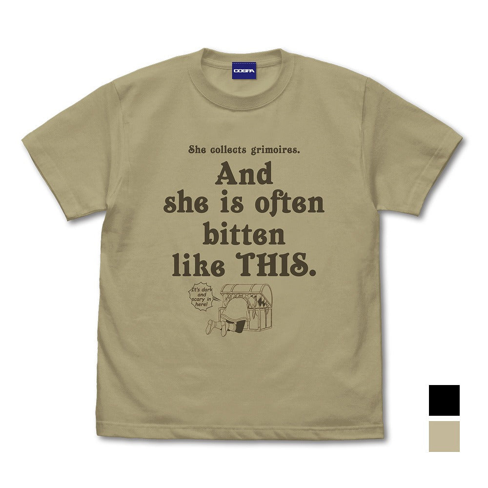 葬送のフリーレン ミミックに食べられるフリーレン Tシャツ SAND KHAKI L 【02/04頃入荷】