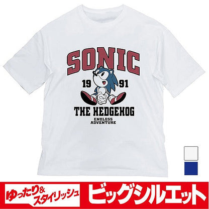 ソニック・ザ・ヘッジホッグ クラシックソニック ビッグシルエットTシャツ WHITE XL 【01/24頃入荷】