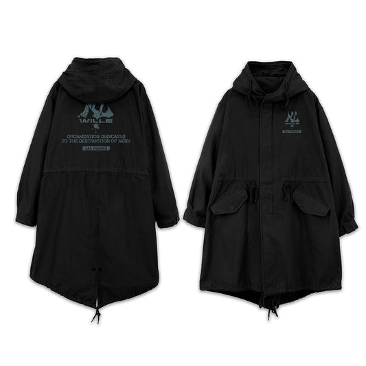 EVANGELION WILLE＆AAA Wunder M-51ジャケット BLACK L 【01/24頃入荷】