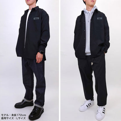 ソードアート・オンライン 黒の剣士 刺繍シャツ BLACK L 【01/24頃入荷】