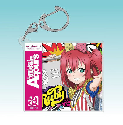 ラブライブ！サンシャイン!! 描き下ろし 黒澤ルビィ アクリルマルチキーホルダー ソロコン.. 【02/04頃入荷】