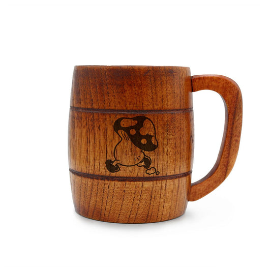 ダンジョン飯 歩き茸 樽型ウッドマグ 【12/24頃入荷】