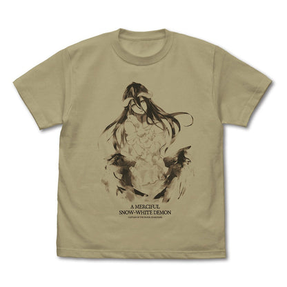 劇場版「オーバーロード」聖王国編 アルベド Tシャツ 慈悲深き純白の悪魔 Ver. SAND KHAKI M  【03/16頃入荷】