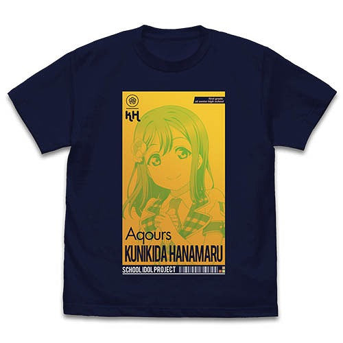 ラブライブ！サンシャイン!! 国木田花丸 Tシャツ ALL STARS Ver. NAVY S 【02/04頃入荷】