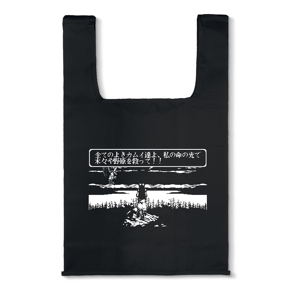 真サムライスピリッツ ナコルル エコバッグ BLACK  【04/04頃入荷】