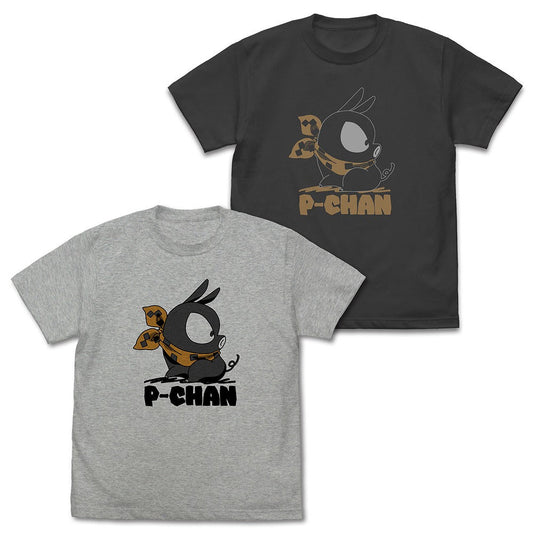 らんま１／２ ピッグのPちゃん Tシャツ MIX GRAY M 【01/24頃入荷】