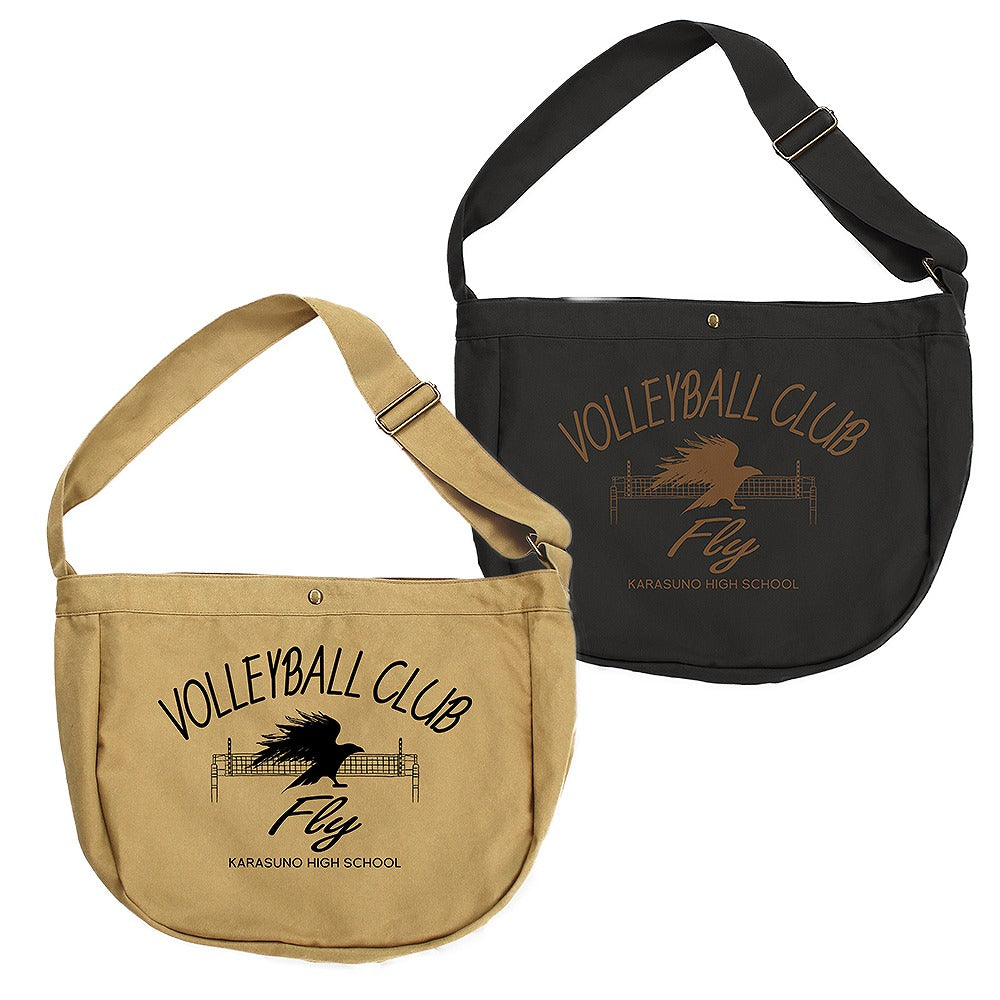 ハイキュー!! 烏野高校排球部 ニュースペーパーバッグ BLACK  【03/16頃入荷】