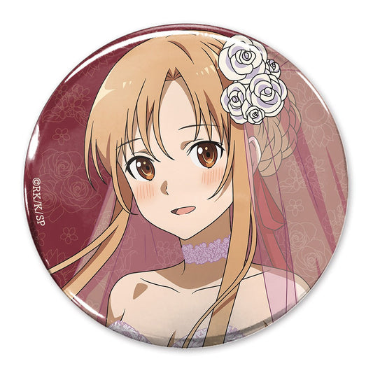 ソードアート・オンライン 描き下ろし アスナ 65mm缶バッジ ウェディングドレスVe.. 【03/24頃入荷】