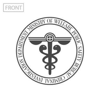『劇場版 PSYCHO-PASS サイコパス PROVIDENCE』 公安局 Tシャツ Ver.2.0 BLACK S 【01/24頃入荷】