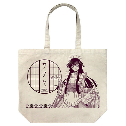 コードギアス 奪還のロゼ 描き下ろし 皇 サクヤ ラージトート 和風メイドVer. NATURAL  【03/24頃入荷】