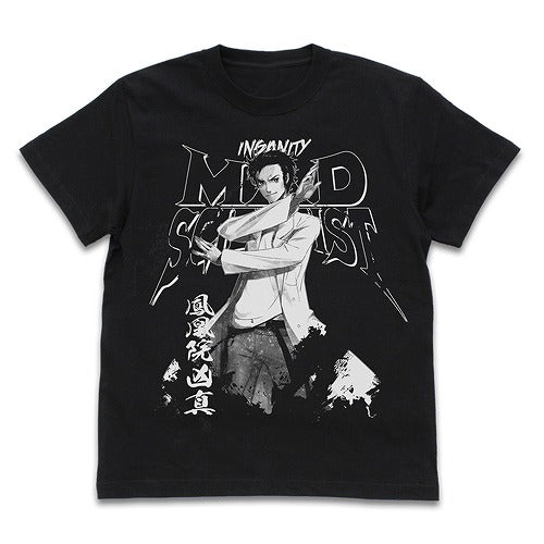 STEINS;GATE 鳳凰院凶真 Tシャツ BLACK S 【01/24頃入荷】