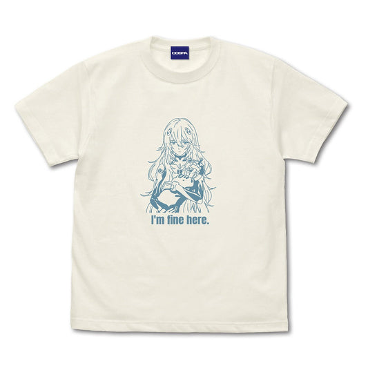EVANGELION 綾波レイ Tシャツ ロングヘアVer. VANILLA WHITE S 【01/24頃入荷】