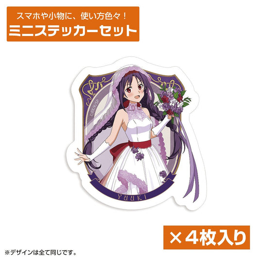 ソードアート・オンライン 描き下ろし ユウキ ミニステッカーセット ウェディングドレス.. 【03/24頃入荷】
