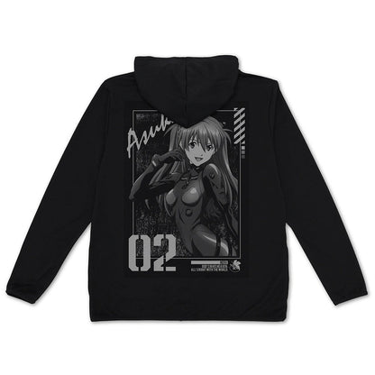 EVANGELION 式波・アスカ・ラングレー 薄手ドライパーカー GRAY L 【01/24頃入荷】
