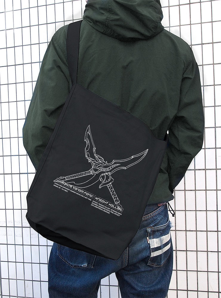 アニメ『俺だけレベルアップな件』 カサカの毒牙・ナイトキラー ショルダートート BLACK  【03/16頃入荷】