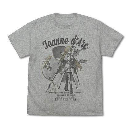 Fate/Grand Order ルーラー/ジャンヌ・ダルク Tシャツ ｼﾞｬﾝﾇ･ﾀﾞﾙｸ Tｼｬﾂ/MIX GRAY M  【03/24頃入荷】