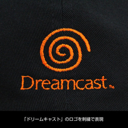 ドリームキャスト ロゴ 刺繍ローキャップ BLACK 【01/24頃入荷】